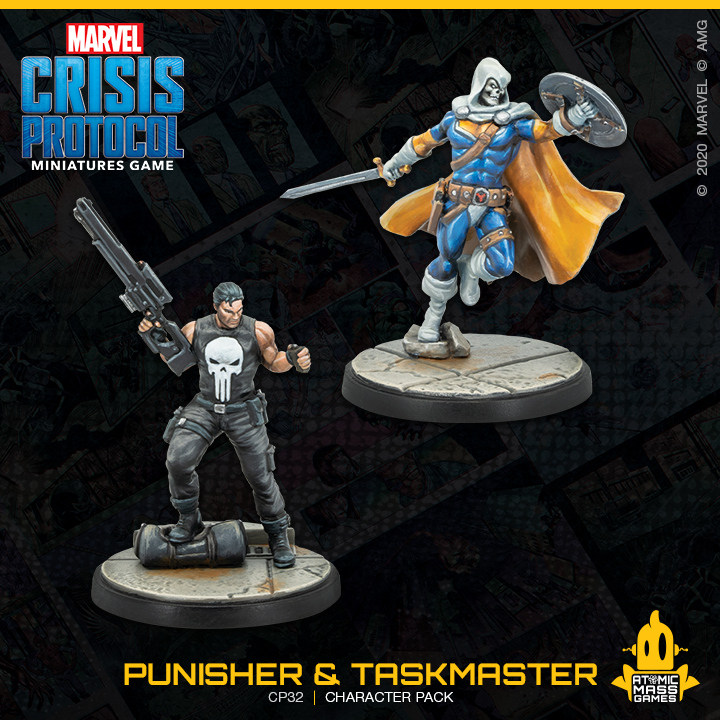 Marvel Crisis Protocol : Punisher and Taskmaster Character Pack